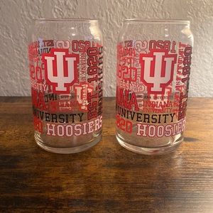 RETRO Indiana Hoosier Drink ware Set of two
